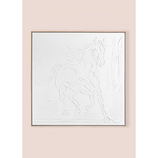 The Mia Kabartma Kanvas Tablo 100x100 Cm Tbl0078