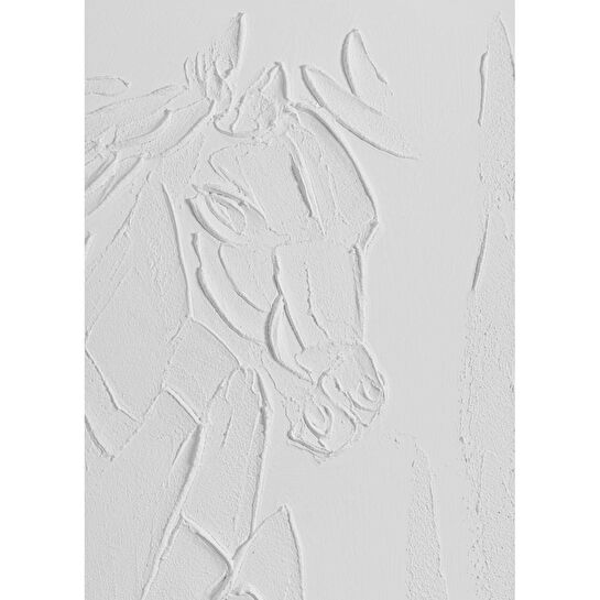 The Mia Kabartma Kanvas Tablo 100x100 Cm Tbl0078