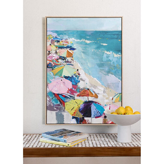 The Mia Beach Kanvas Tablo 70x100 Cm Tbl0075