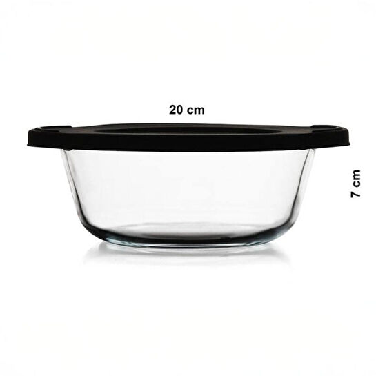 Paşabahçe 59133 Gri Kapaklı Borcam 840cc 1 Adet