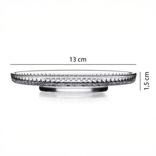 Paşabahçe 54771 Elysia Çay Tabağı 130mm 6 Adet