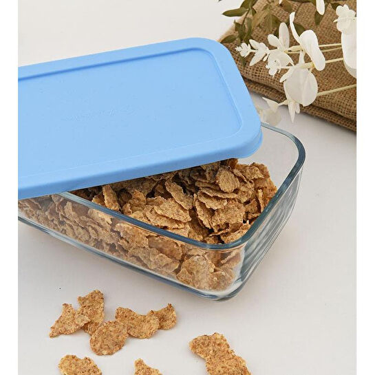 Paşabahçe 53743 Snowbox Saklama Kabı Mavi 1200cc 1 Adet