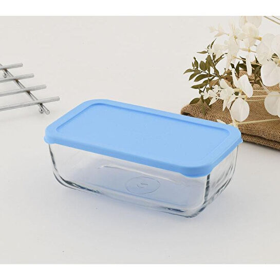 Paşabahçe 53743 Snowbox Saklama Kabı Mavi 1200cc 1 Adet