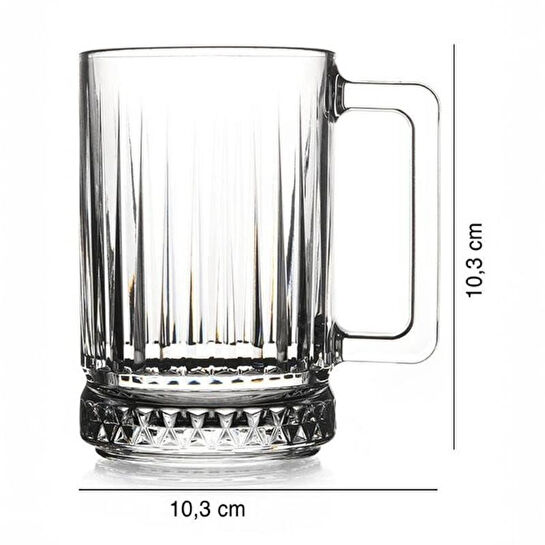 Paşabahçe 55442 Elysia Fincan 310 Kupa 310cc 2 Adet