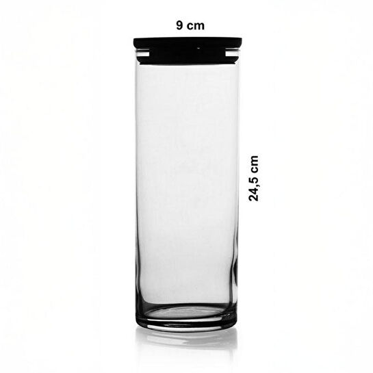 Paşabahçe Breakfast Club 1230 Cc Gri Kapaklı Kavanoz 43756