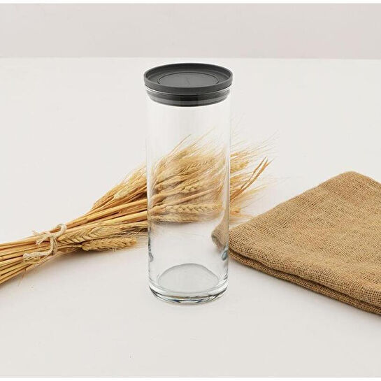 Paşabahçe Breakfast Club 1230 Cc Gri Kapaklı Kavanoz 43756