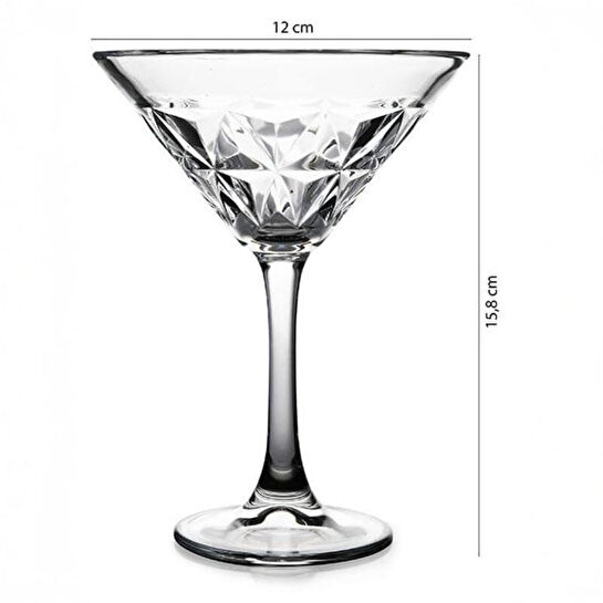 Paşabahçe 440453 Estrella 210cc Martini Kadehi 4 Adet