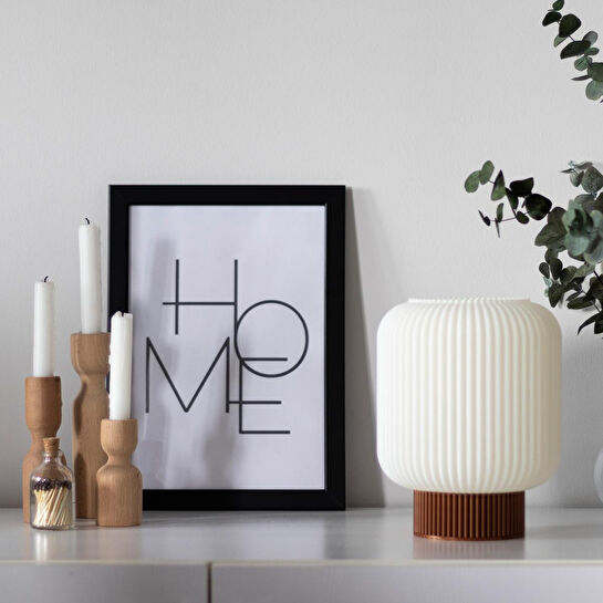 Soli Workshop Helios Kısa Masa Lambası - Bakır