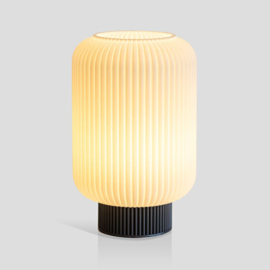 Soli Workshop Helios Uzun Masa Lambası - Gümüş