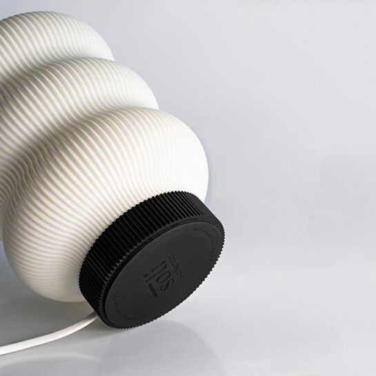 Soli Workshop Ostraco Masa Lambası - Siyah