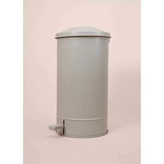 The Mia Stripe Mutfak Çöp Kovası Bej 24 Lt