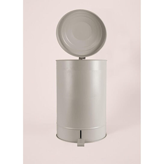 The Mia Stripe Mutfak Çöp Kovası Bej 37 Lt