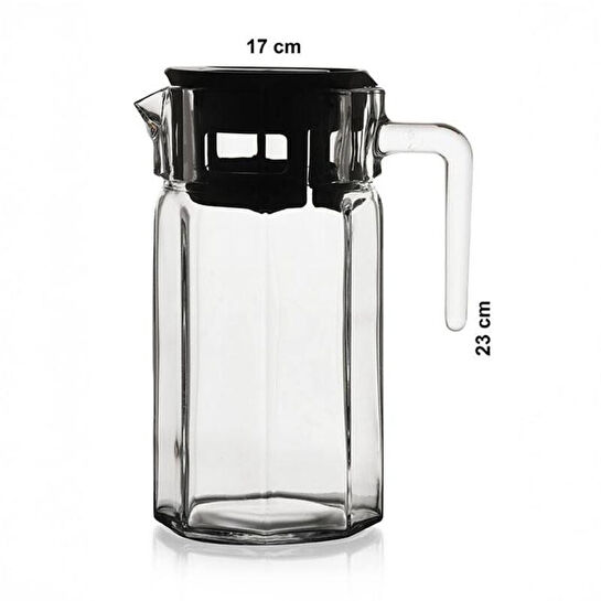 Paşabahçe Köşem 1250cc Gri Kapaklı Sürahi 43414