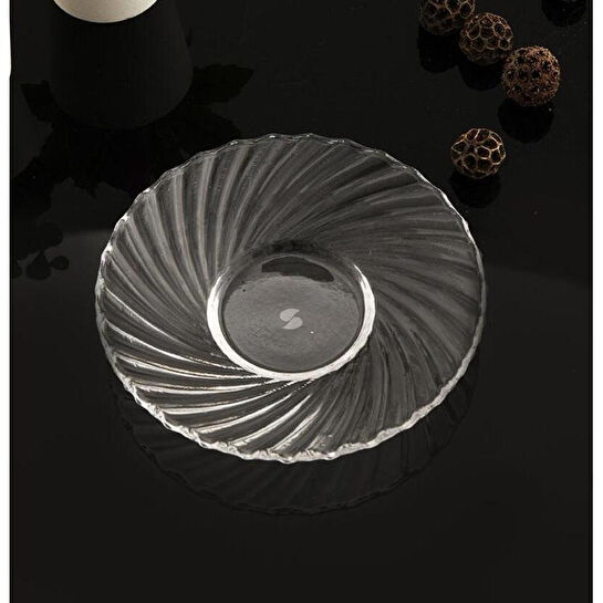 Paşabahçe El İmalatı Crystallin Circle Çay Tabağı 24391