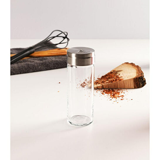 Paşabahçe 43890 Basic Metal Kapaklı 2 Li Tuzluk 240 Cc