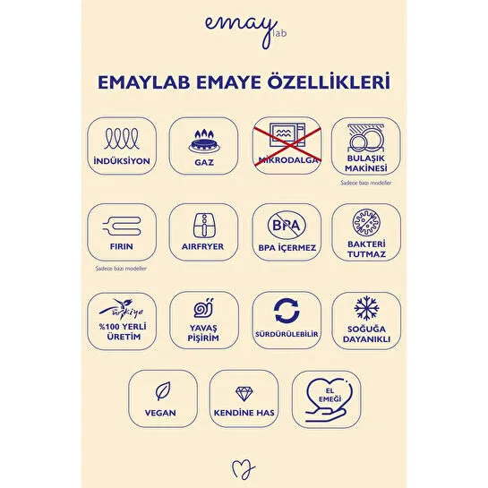 Emaylab Selge Emaye Bitki Çayı Demliği (1 Litre)