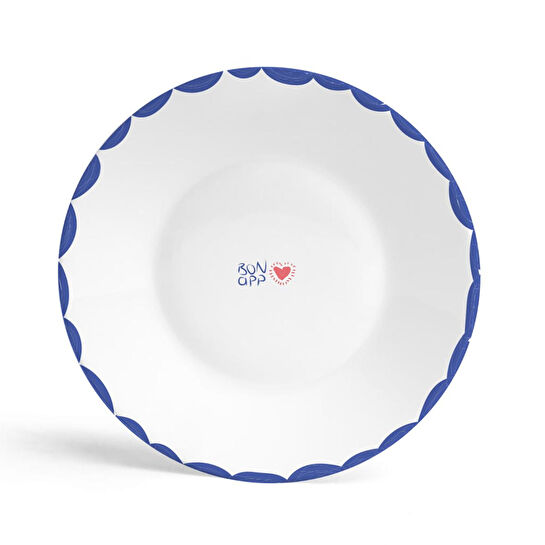 Fern&Co Bon App Collection Yemek Tabağı Blue