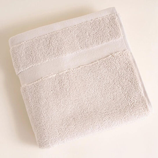 Penelope %100 Pamuk Havlu 50x90 Cm Taş Rengi - Noa Serisi