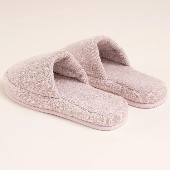 Penelope %100 Pamuk Havlu Terlik 36-37 Pudra - Noa Serisi