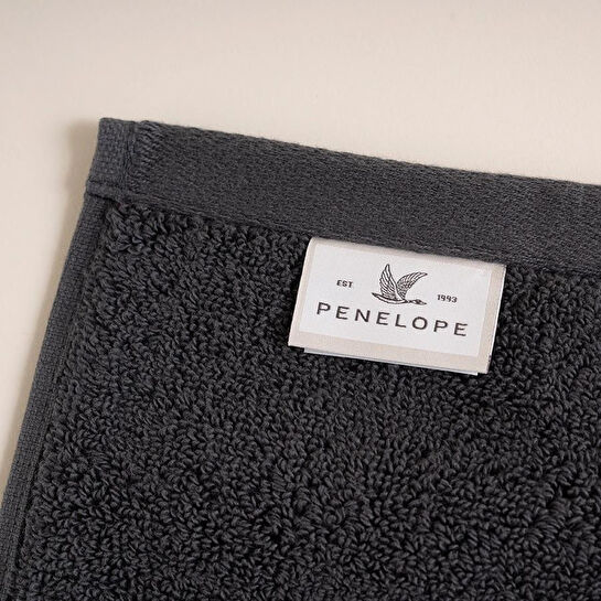 Penelope %100 Pamuk Havlu 100x150 Cm Antrasit - Noa Serisi