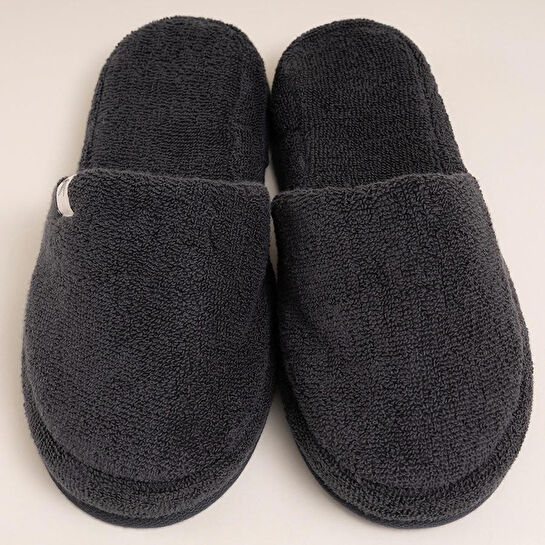 Penelope %100 Pamuk Havlu Terlik 42-43 Antrasit - Noa Serisi