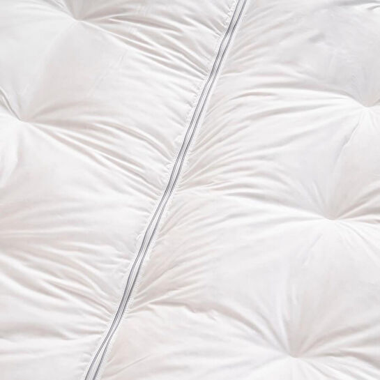 Penelope Tüy Geçirmez 2'ye Ayrılabilen %100 Kaz Tüyü Topper 160x200 Cm - Piume Punto Comfort