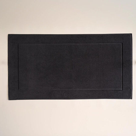 Penelope %100 Pamuk Banyo Paspası 60x110 Cm Antrasit - Noa Serisi