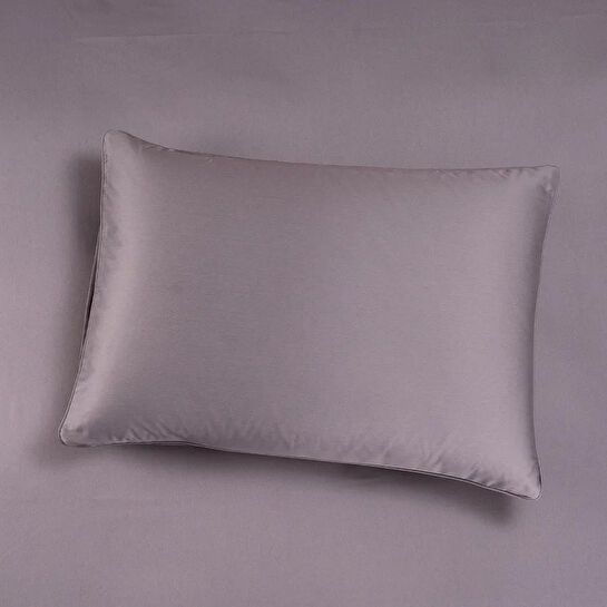 Penelope %100 Pamuk Saten Lastikli Çarşaf Seti 160x200 Cm Antrasit - Lia Serisi