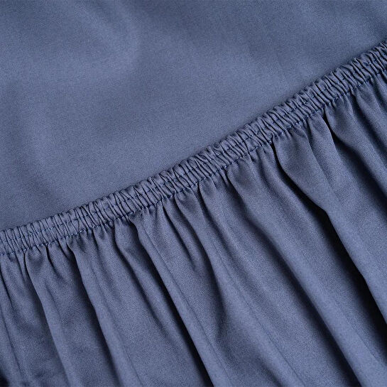 Penelope %100 Pamuk Saten Lastikli Çarşaf Seti 160x200 Cm Lacivert - Lia Serisi