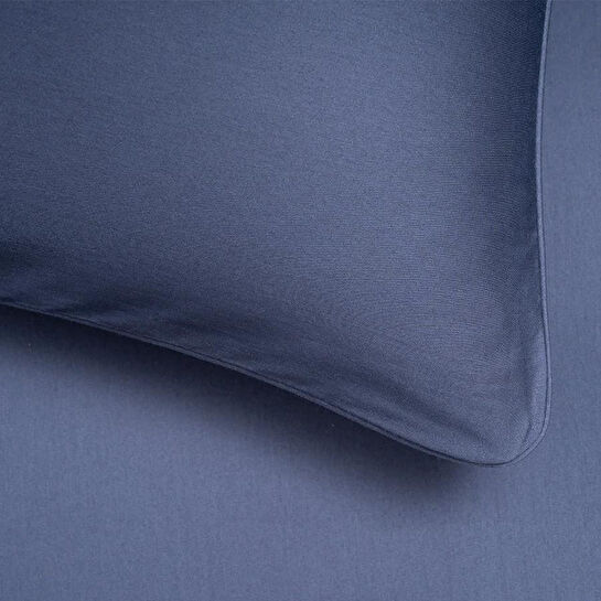 Penelope %100 Pamuk Saten Lastikli Çarşaf Seti 100x200 Cm Lacivert - Lia Serisi