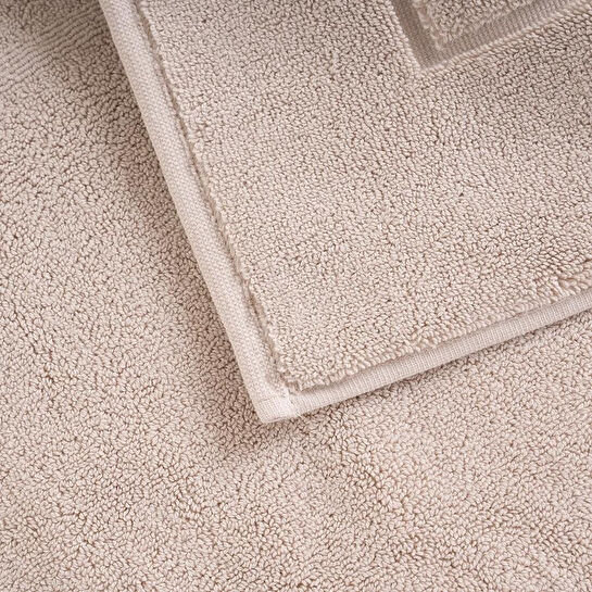 Penelope %100 Pamuk Banyo Paspası 60x110 Cm Taş Rengi - Noa Serisi