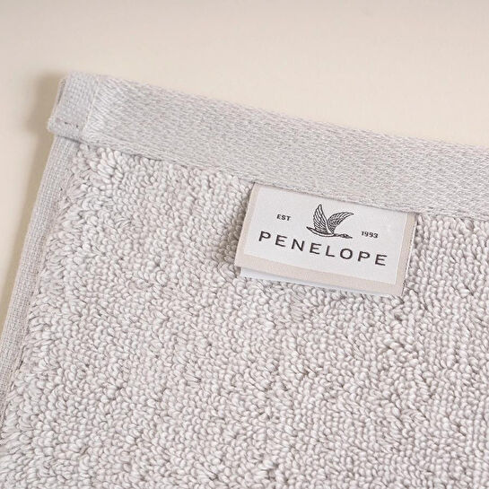 Penelope %100 Pamuk Havlu 30x50 Cm Gri - Noa Serisi