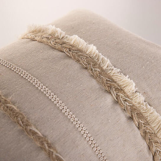 Penelope Dekoratif Kırlent Bej 30x50 Cm - Bogy Serisi