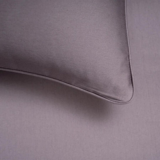 Penelope %100 Pamuk Saten Lastikli Çarşaf Seti 200x200 Cm Antrasit - Lia Serisi