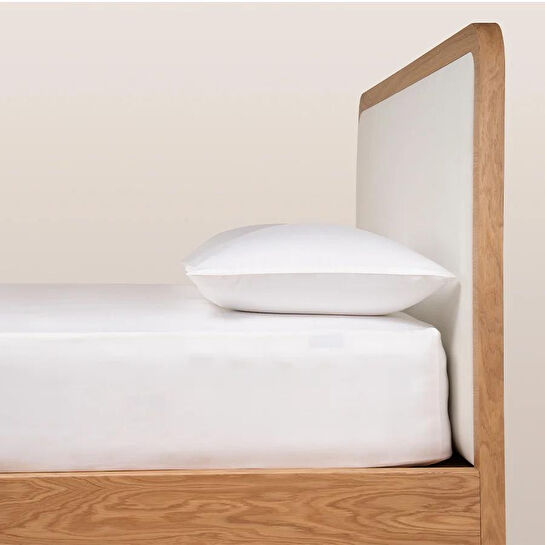 Penelope %100 Pamuk Saten Lastikli Çarşaf Seti 160x200 Cm Beyaz - Lia Serisi