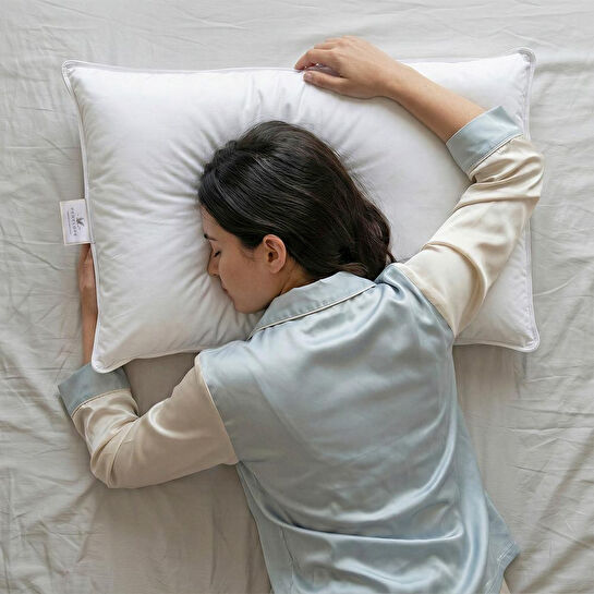 Penelope Tüy Geçirmez Kaz Tüyü Yastık - Dove Soft Serisi