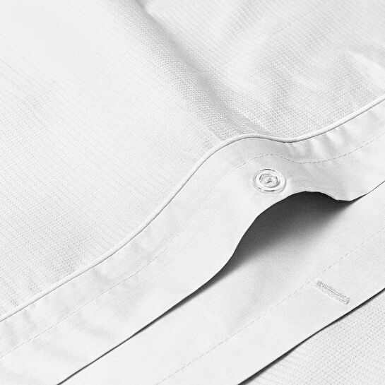 Penelope %100 Pamuk Percale Nevresim Seti 160x220 Cm Beyaz - Pure Serisi