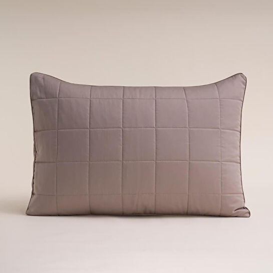 Penelope %100 Pamuk Saten Yatak Örtüsü 300x280 Cm Taş Rengi - Lia Serisi