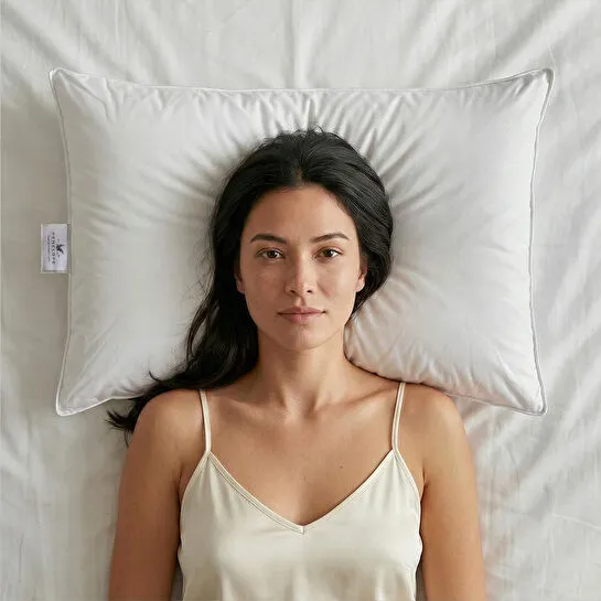 Penelope Gold Firm Kaz Tüyü Yastık 50x70+2,5