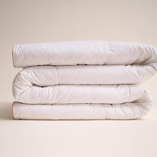 Penelope Isı Dengeleyici %100 Kaz Tüyü Tek Kişilik Yastık Yorgan Seti - Lisa Serisi