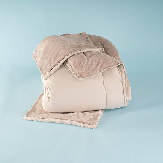 Othello Elegante Dormio Trio Yastık Kılıfı&yorgan Vizon 155x215cm