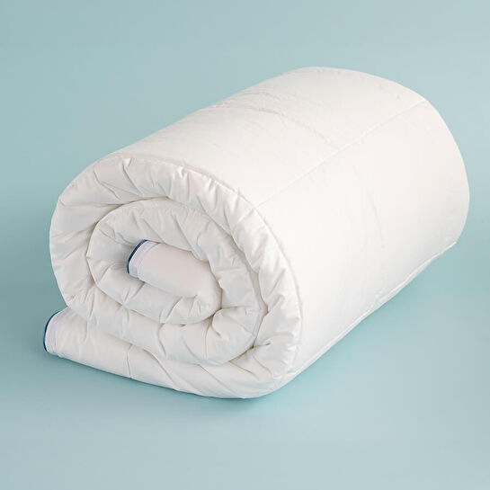 Othello Amelia Mavi Biyeli Pamuk Kumaş Yorgan 195x215 Cm