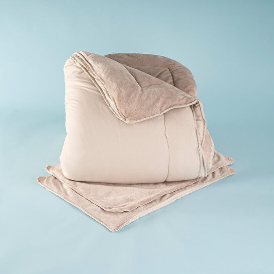 Othello Elegante Dormio Trio Yastık Kılıfı&yorgan Vizon 220x240 Cm