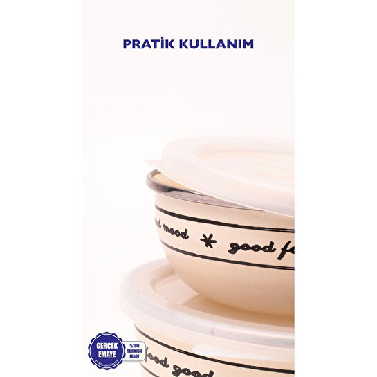 Emaylab Mood 12-14 Cm Kase Seti (ocaklarda Kullanılabilir/yemek Taşımak İçin Uygun)