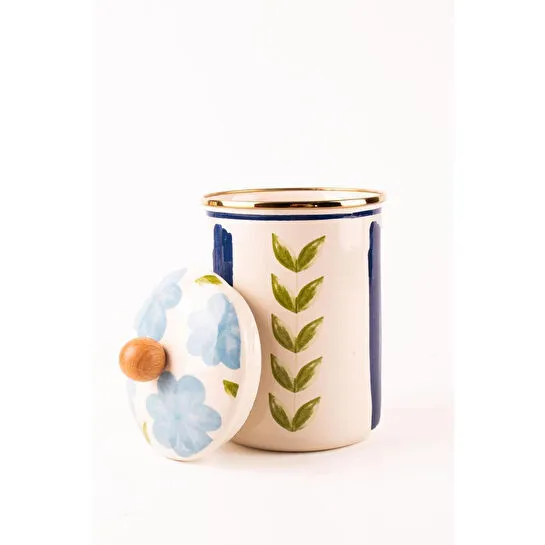 Emaylab Bloom Emaye Kapsül Kavanozu / Çok Amaçlı Kavanoz 17 Cm