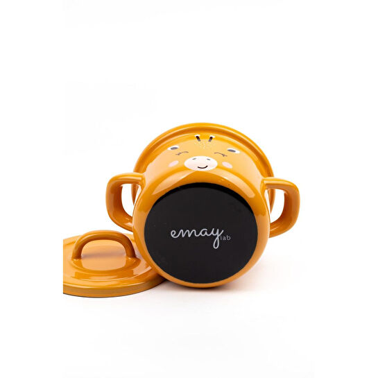 Emaylab Little Giraffe Emaye Mini Bebek Tenceresi 12cm (850 Ml)