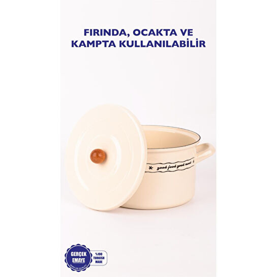 Emaylab Mood Emaye Süt/fırın/haşlama Tenceresi 22cm