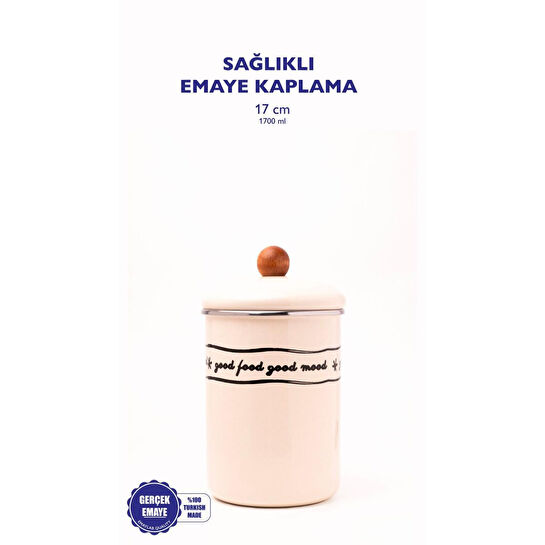 Emaylab Mood Çay Kavanozu/ Çok Amaçlı Dev Boy Kavanoz (17cm)