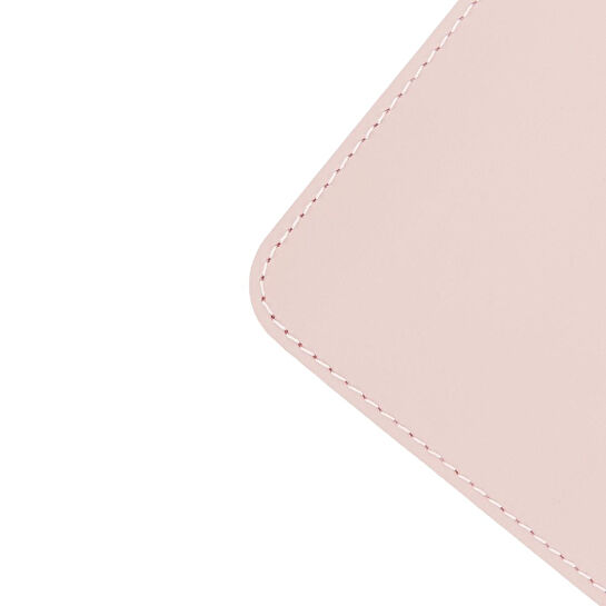 Bloominbag Still & Silent – Pink Gerçek Deri Desk Mat Macbook Altlığı Ve Mousepad