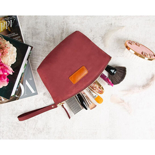 Bloominbag Burgundy Dust Clutch / el çantası
